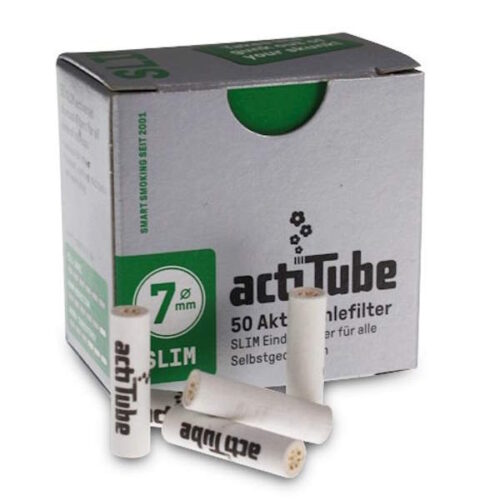 FILTROS ACTITUBE 7ML SLIM 50 UNIDADES