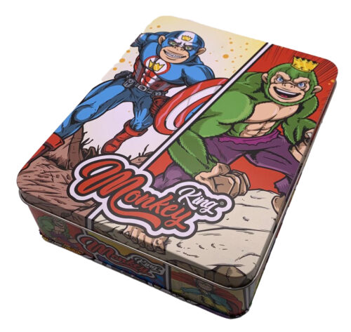 CAJA MONKEY METALIC BOX HEROS