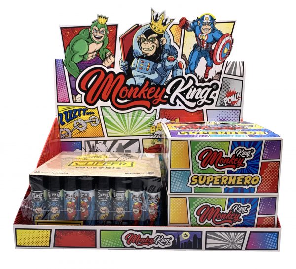 PACK CLIPPER MONKEY SUPER HERO