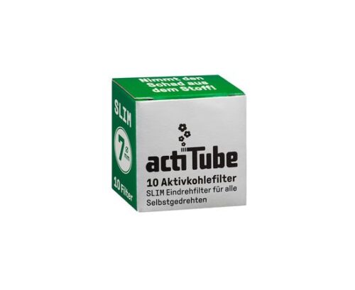 FILTROS ACTITUBE 7ML SLIM 10 UNIDADES