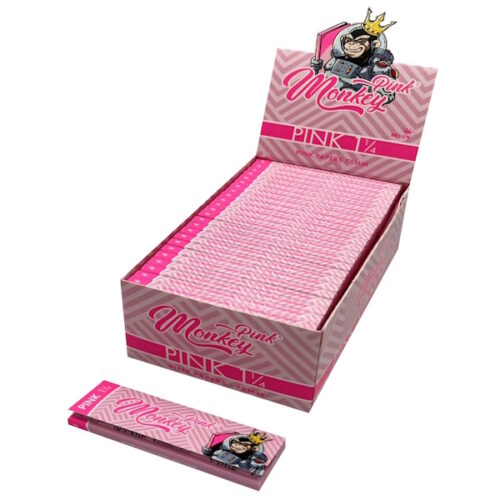 PAPEL 1 1/4 MONKEY KING PINK