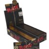 Papel de Fumar RAW 1 1/4 Black Edition – Display 24 Libritos de 50