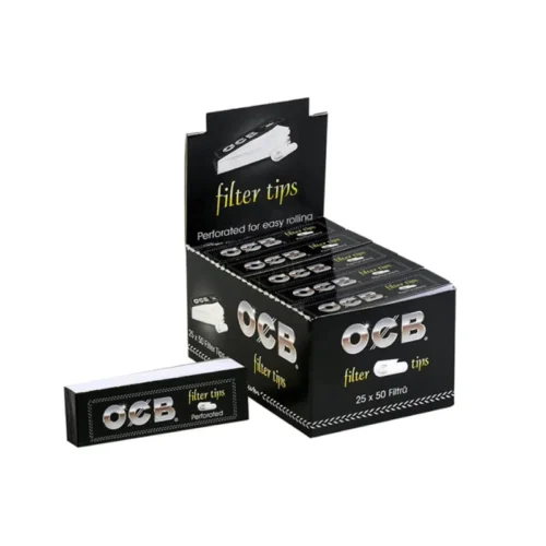 OCB Filter Tips – Display 25 Libritos × 50 Tips