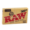 Papeles RAW Classic 300 1 1/4 – Caja 40 Librillos | Papel de Liar Natural