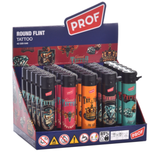 PROF ROUND FLINT TATOO